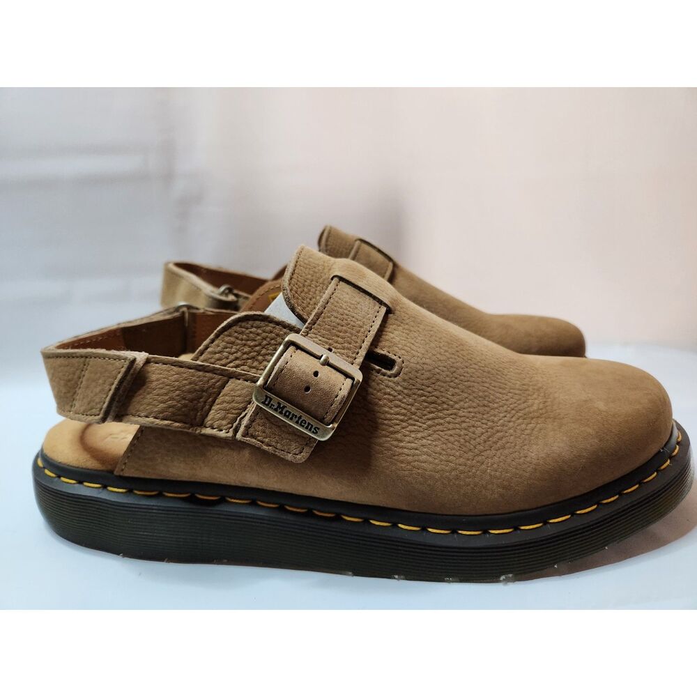 Dr. Martens Jorge II Men’s 14 Savannah Tan Tumbled Nubuck Slip‑On